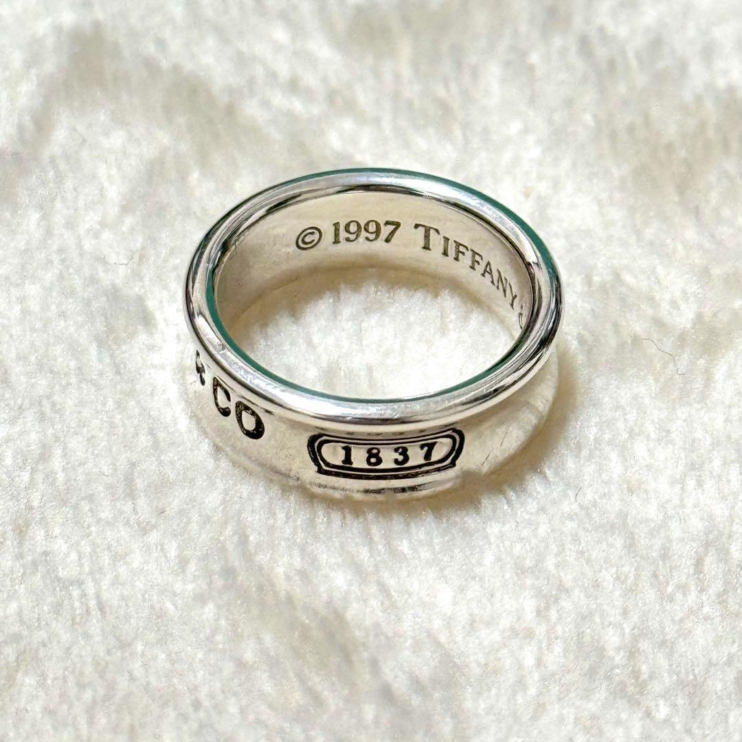 極美品 ティファニー リング ナローリング 指輪 シルバー 925 1837