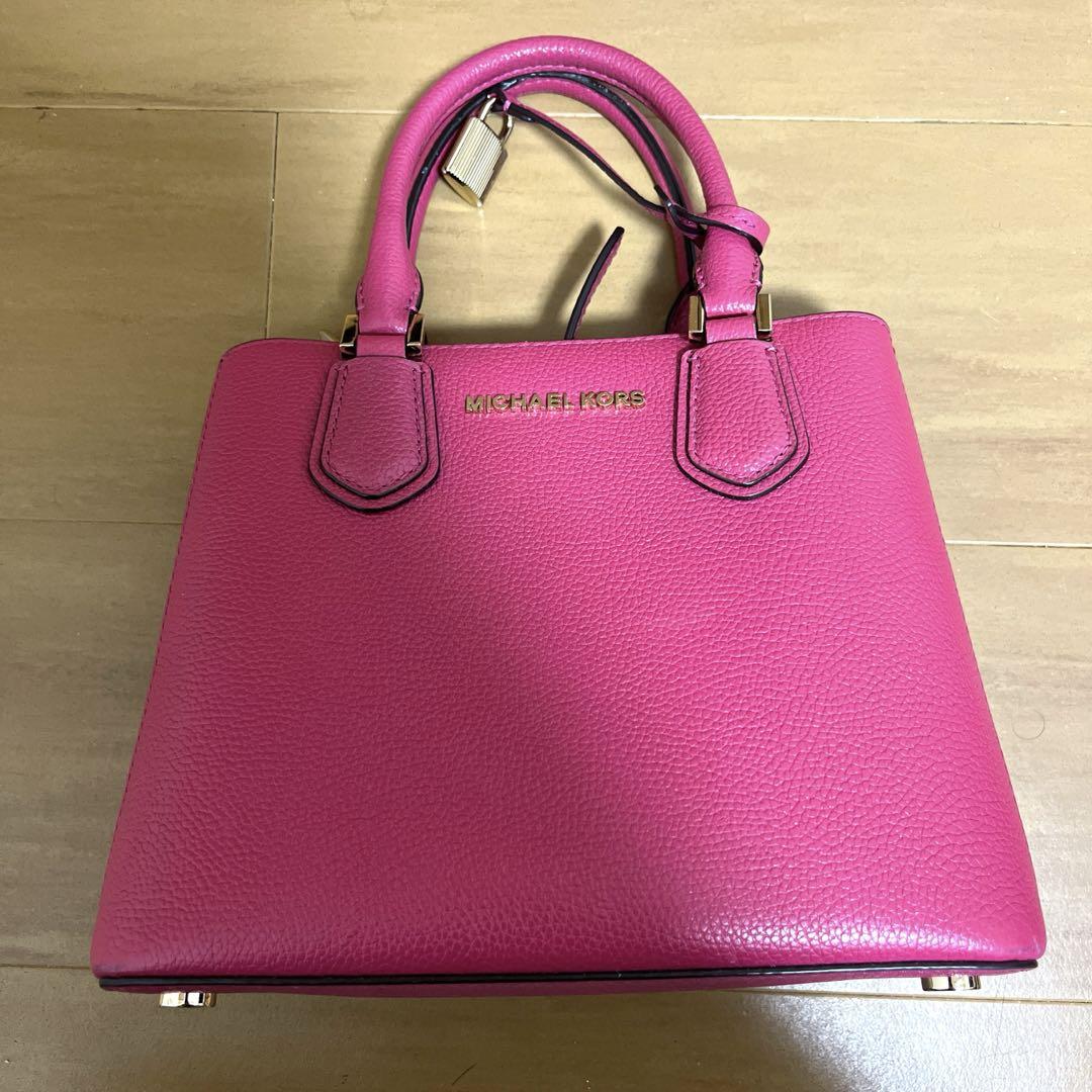 【美品】 MICHAEL KORS マイケルコース バック ピンク レディース