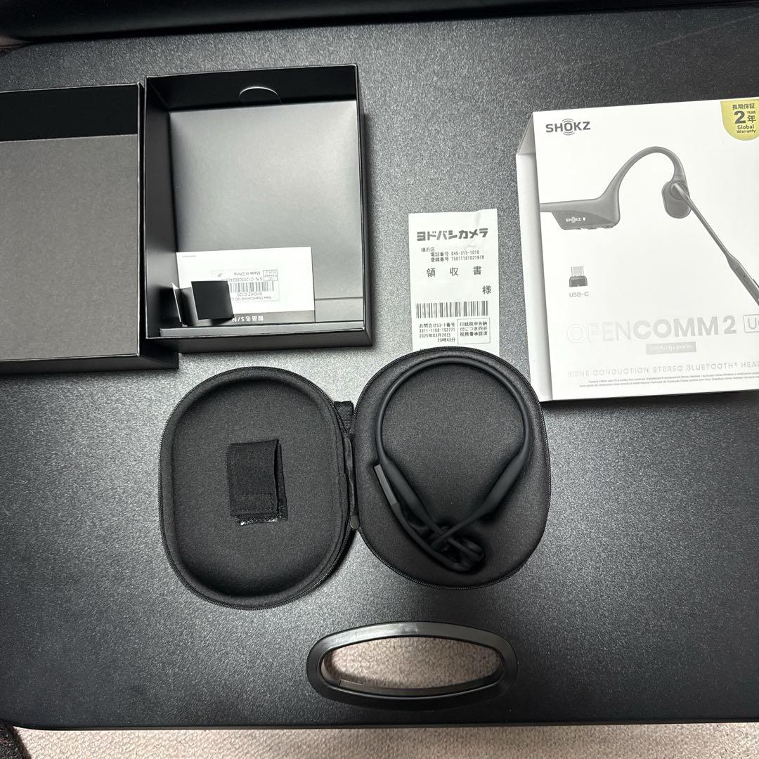 イヤホン shokz opencomm 2 2025 upgrade UC(typeC)