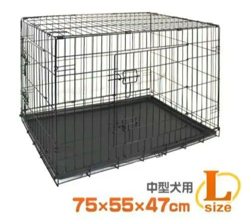 中型犬用　折りたたみペットゲージ