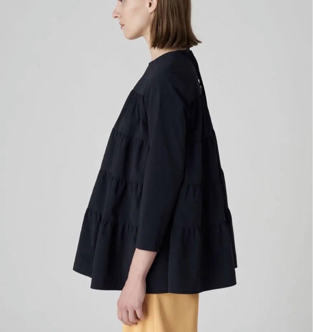 新品】BALLSEY ストレッチタフタ ティアードブラウス（セール