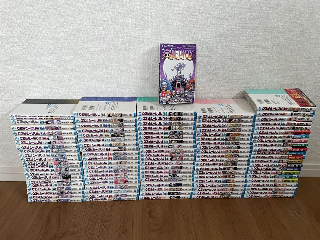 ONE PIECE 全巻 1〜103巻 おまけ 通販超激安です onepiece おまけ付き 全巻 1~103巻 少年漫画