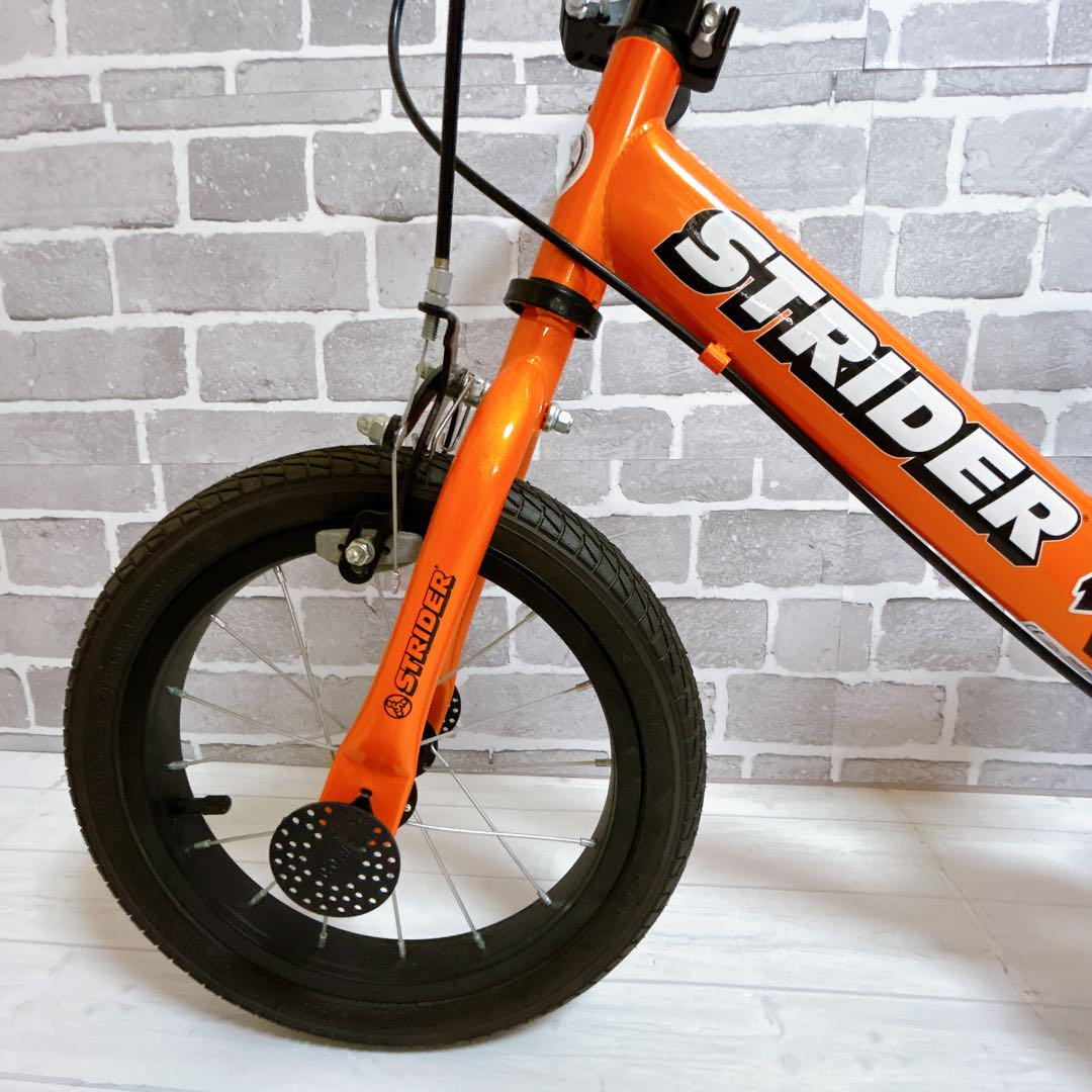 美品 ストライダー STRIDER 14x キッズバイク 14インチ オレンジ