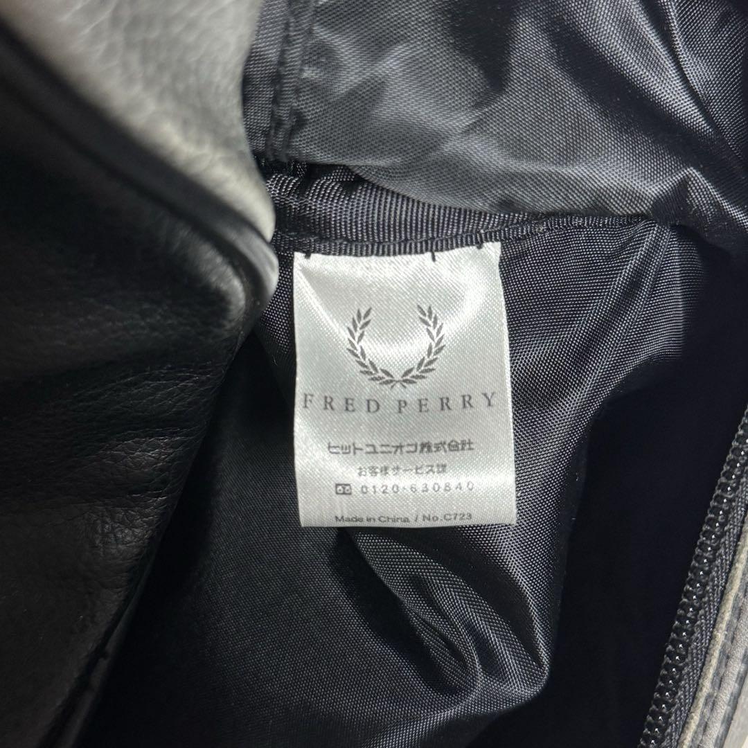 レア 00s FRED PERRY archive ボストンバッグ シルバー
