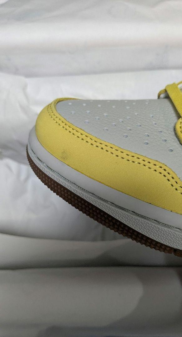 靴 Travis Scott Nike Jordan 1 Low OG Canary