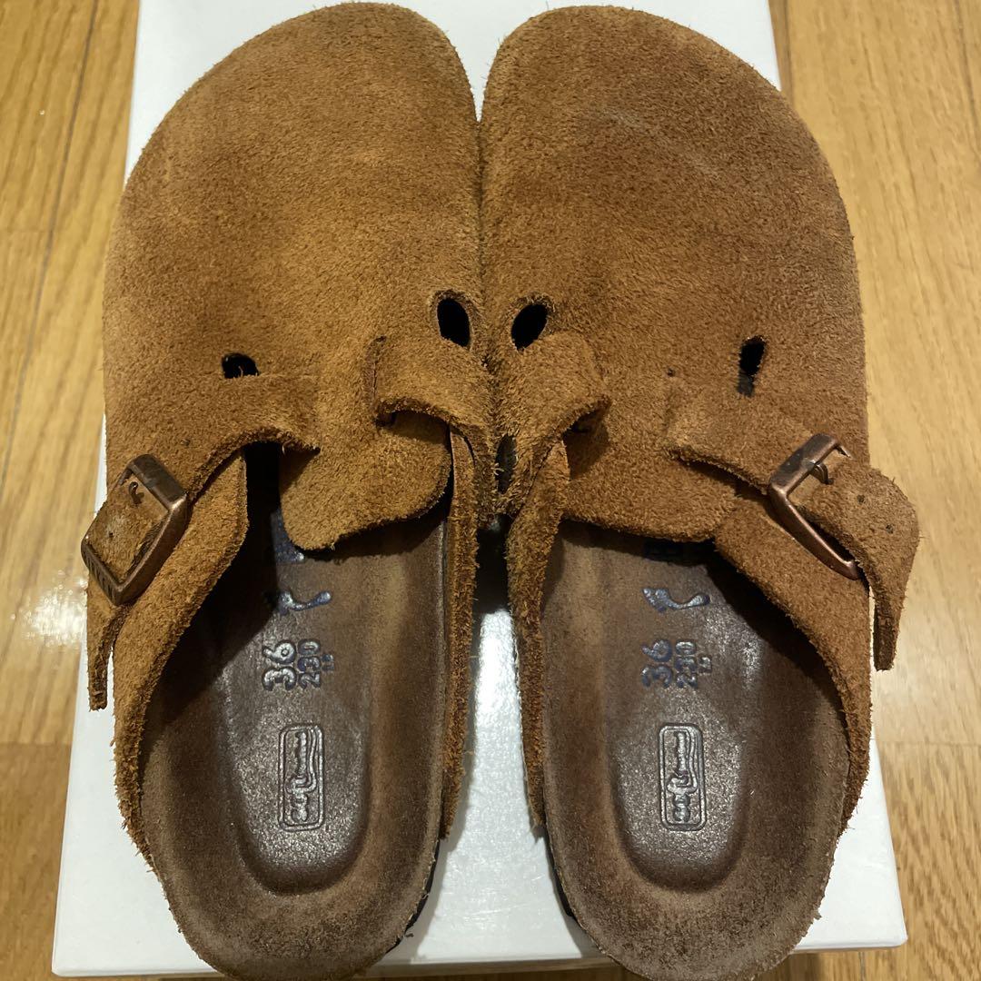 BIRKENSTOCK ボストン スウェード ブラウン