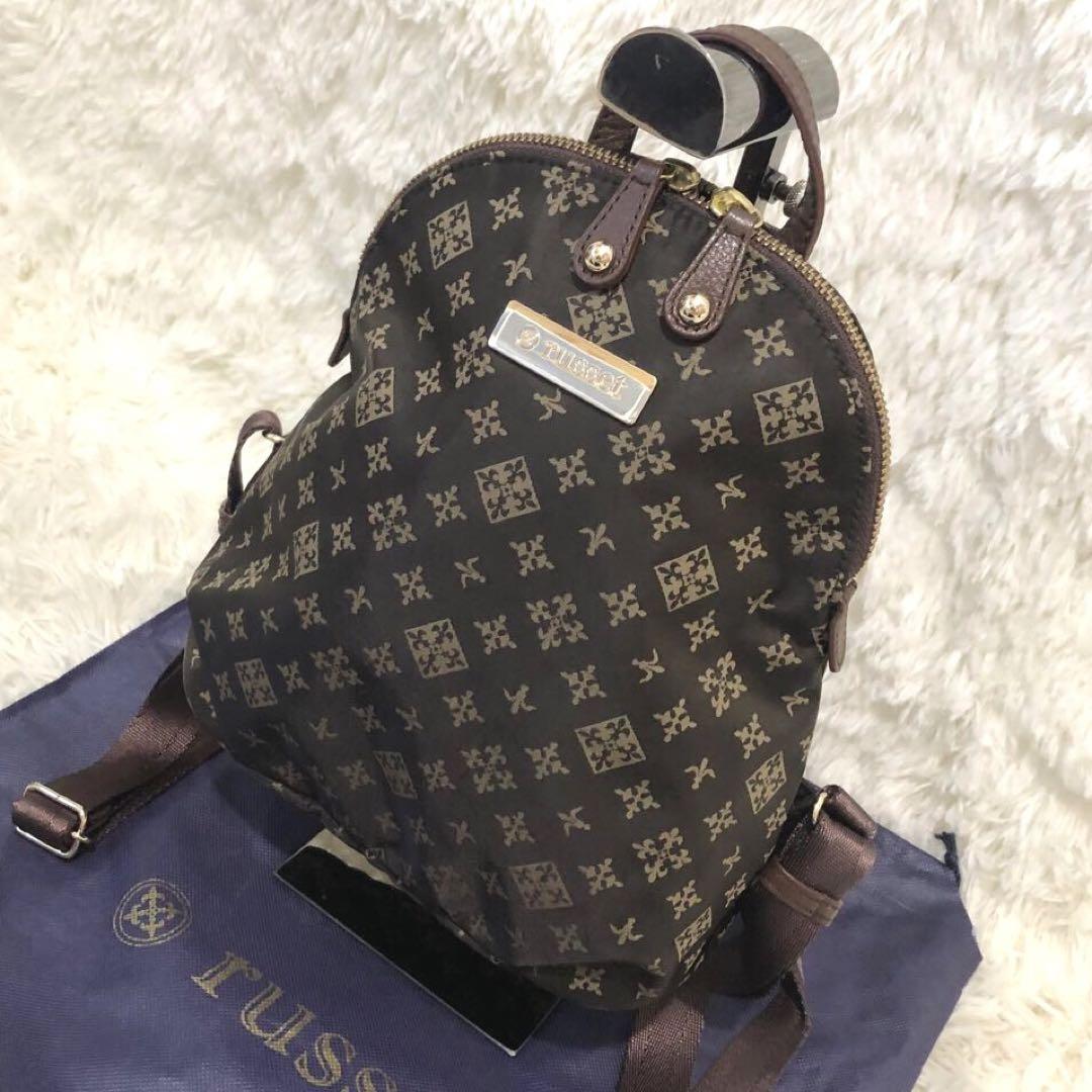 未使用✨ラシット　ナイロン ミニ リュック　モノグラム