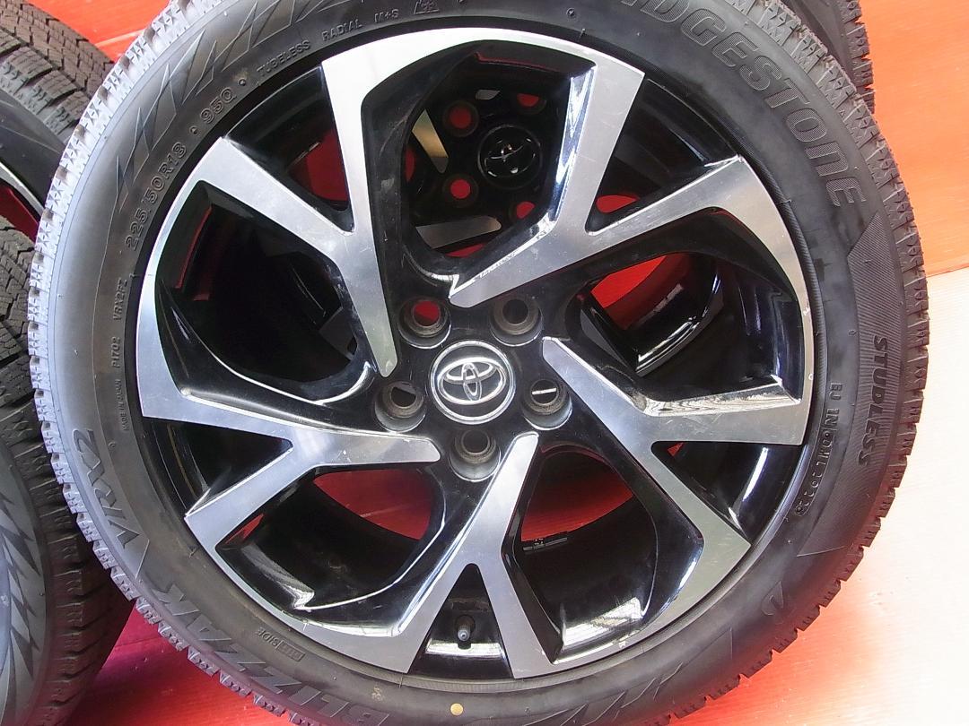 C-HR純正18インチ+ブリヂストン製225/50R18ほぼ新品溝スタッドレス！