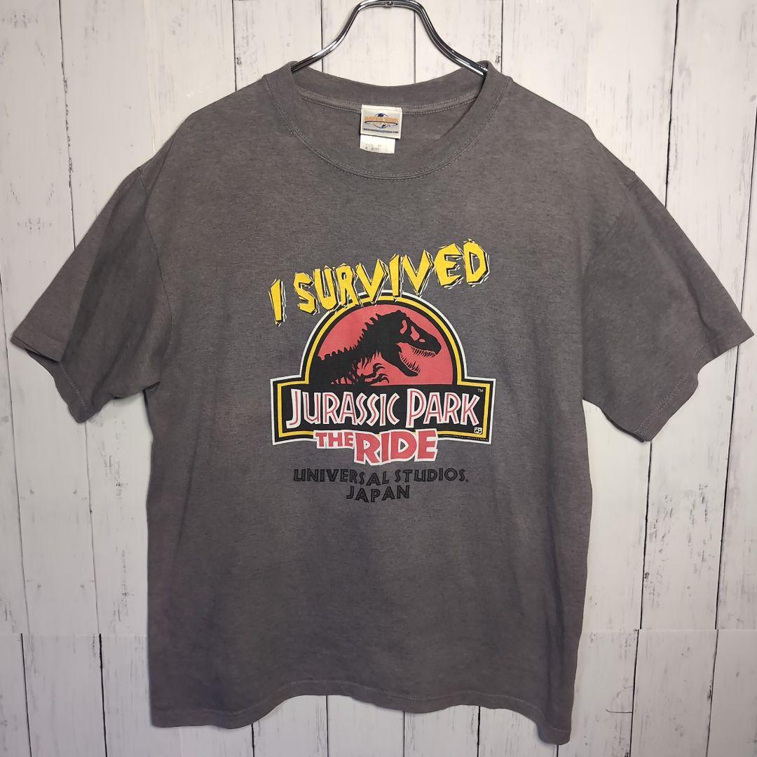 90s ジェラシックパークTHE RIDE ユニバ 当時物 USA製 Tシャツ