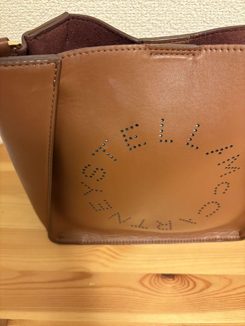 STELLA McCARTNEY ブラウンショルダーバッグ