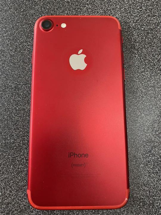 レッド系【メール便無料】 専用です！iPhone 7 Red 128 GB SIMフリー 新品カバー付き スマートフォン本体 家電・スマホ