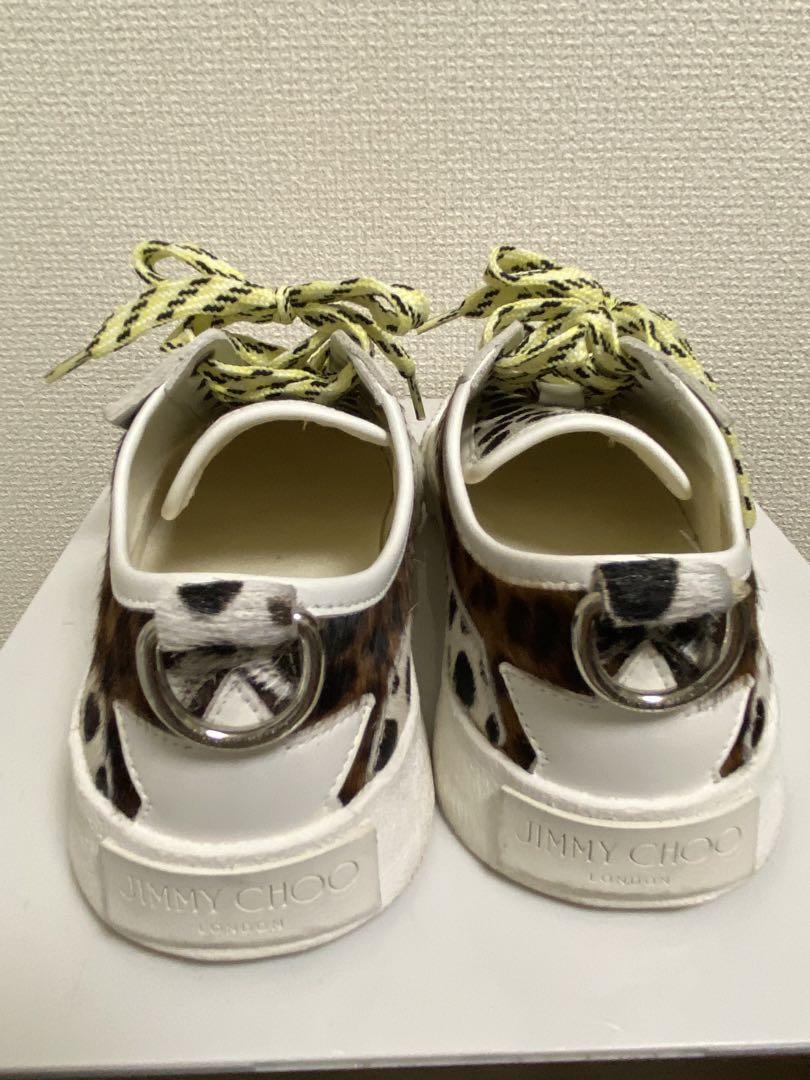 ジミーチュウ　JIMMMY CHOOヒョウ柄　レオパードスニーカー