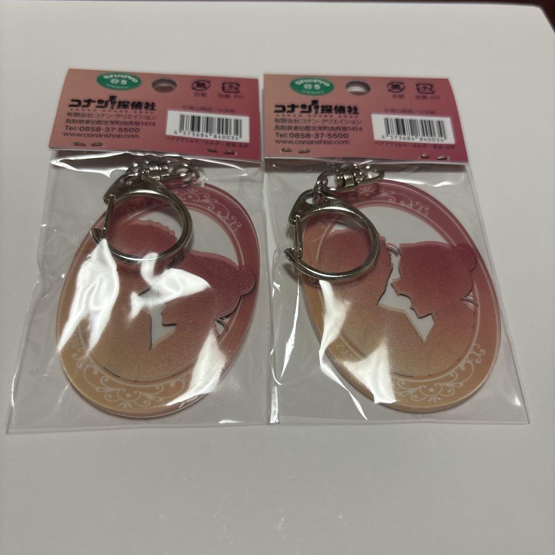【紅椿】コナン探偵社限定　ペアアクリルキーホルダー　敢助・由衣　5個 名探偵コナン 大和敢助 上原由衣 ペアアクリルキーホルダー
