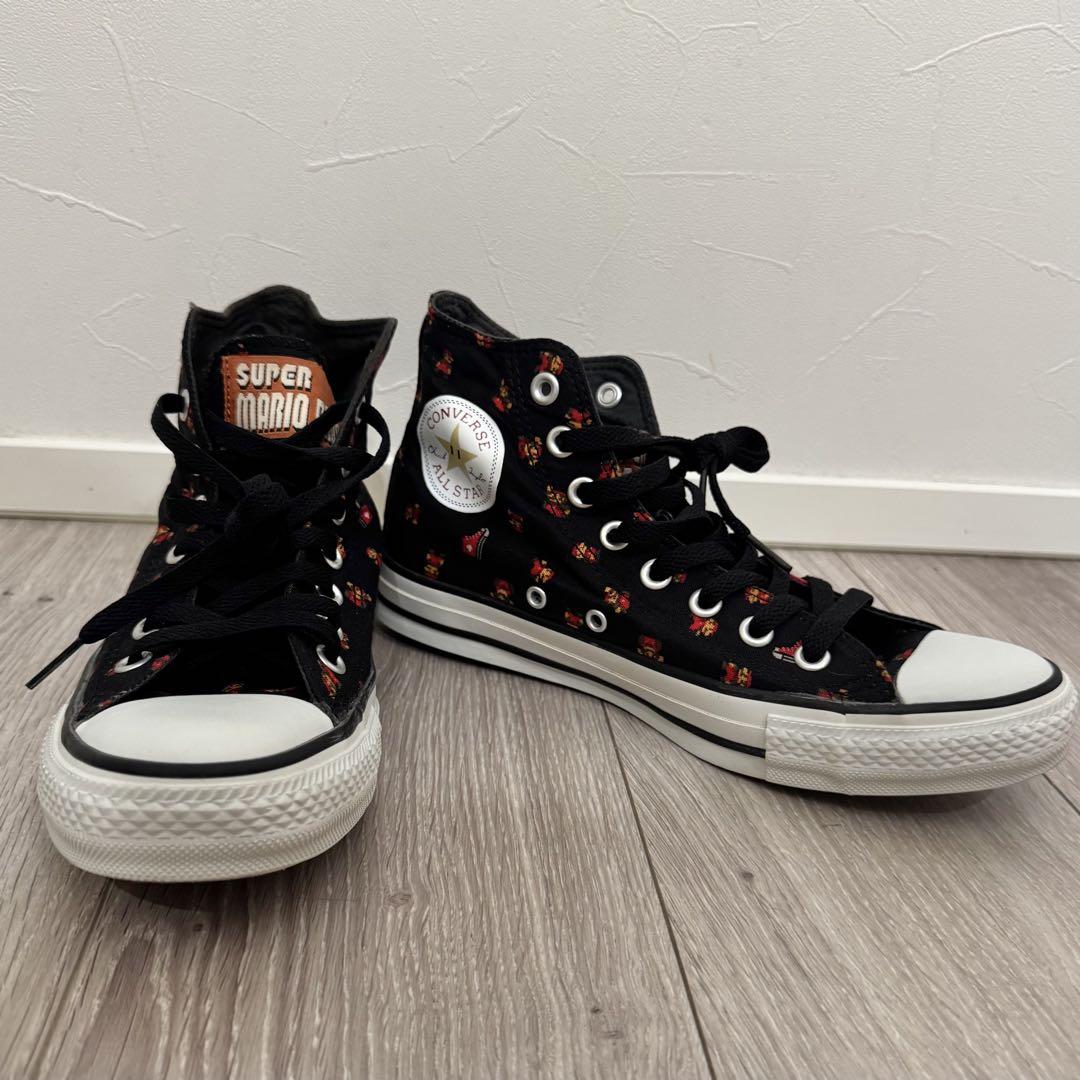 CONVERSE スーパーマリオ ハイカットスニーカー　超美品 希少】美品 コンバース ハイカットスニーカー オールスター