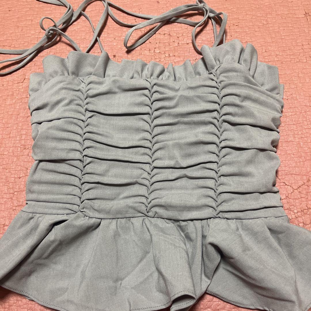 SNIDEL グレー キャミソール ONE SIZE