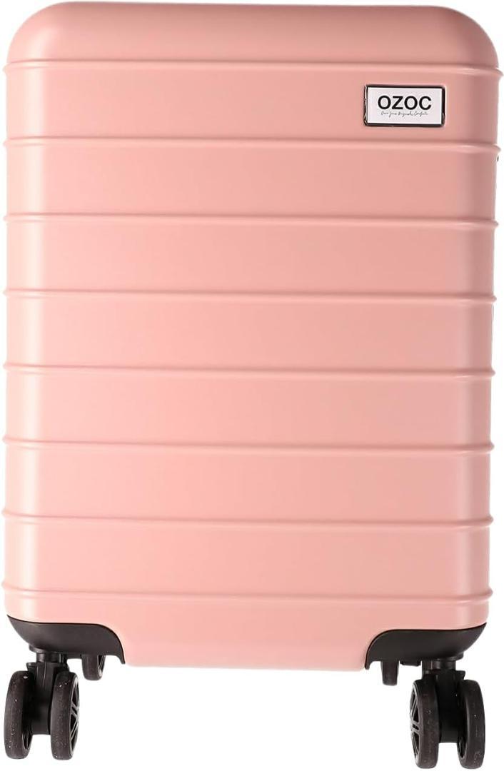 OZOC スーツケース 機内持ち込み レディース 28L ジェレナ ピンク S