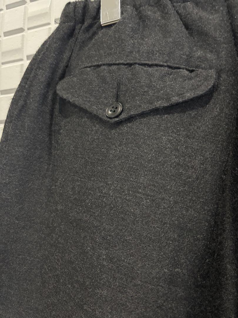 COMOLI コモリ 21AW ウールシルク セットアップ チャコール 2