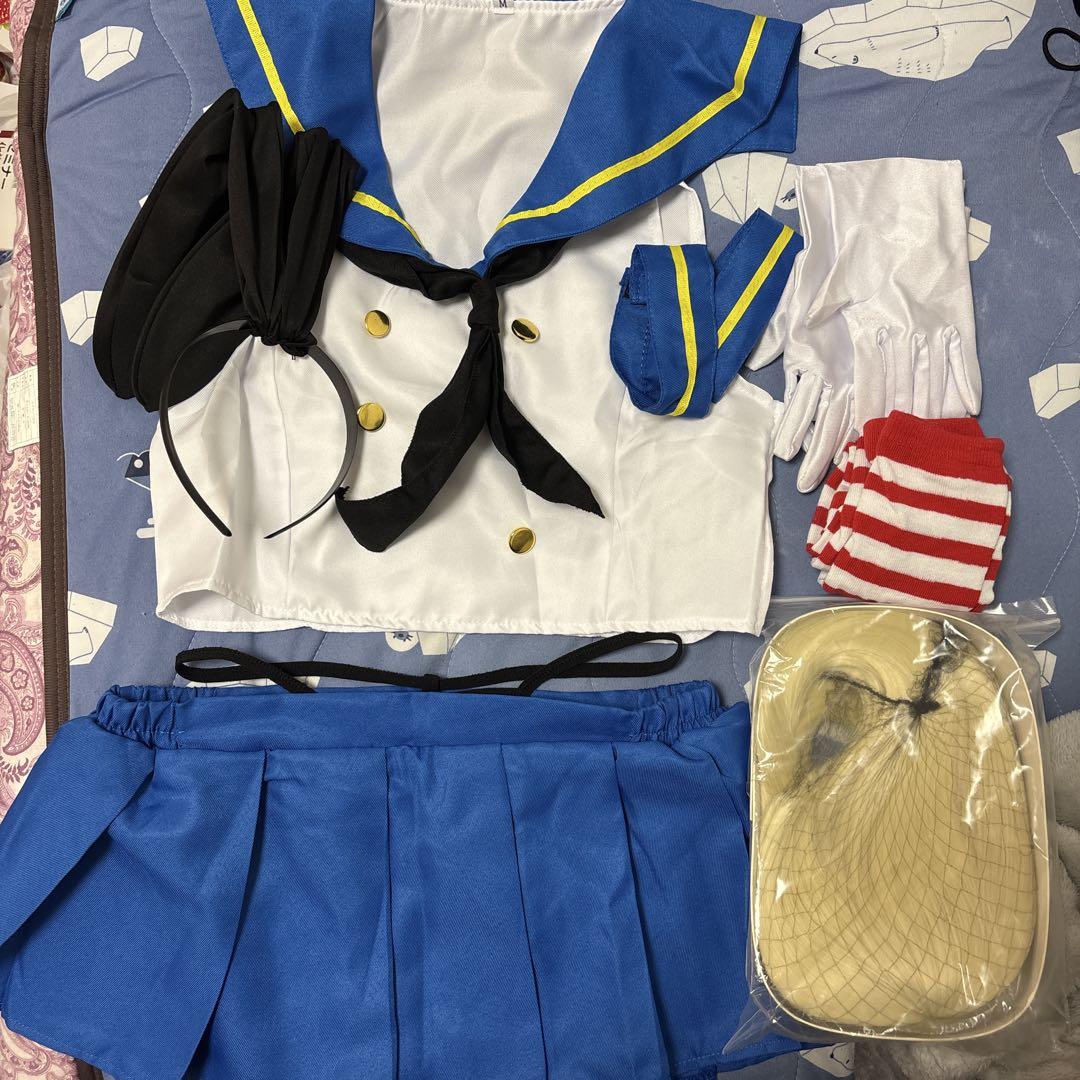 島風コスプレ衣装　ウィッグ付き