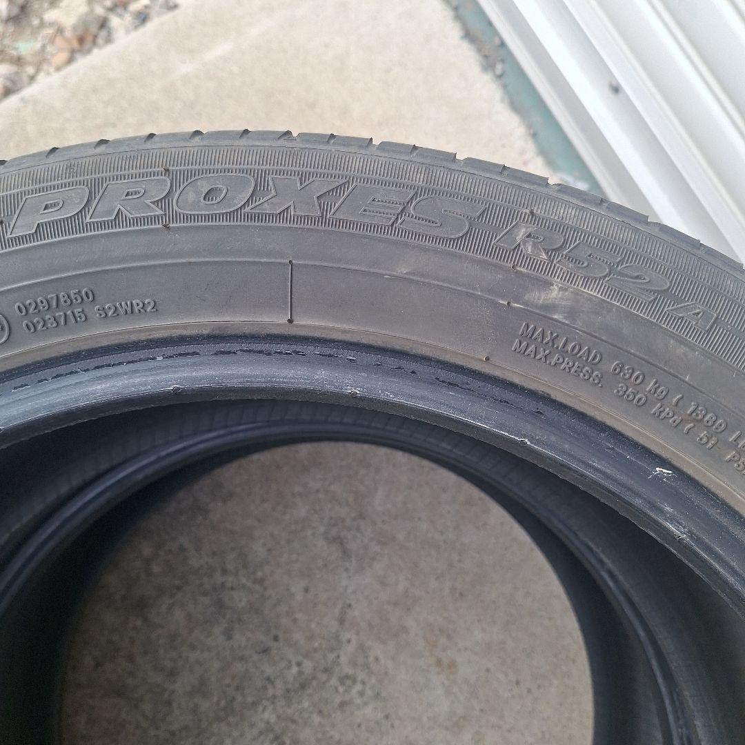 215/50-18　トーヨープロクセスR52A　中古２本