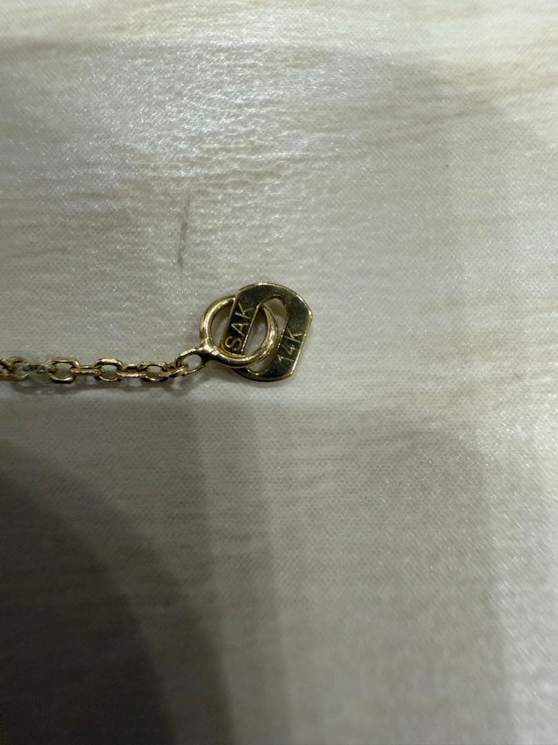 イエローゴールド　YG １４k ネックレス