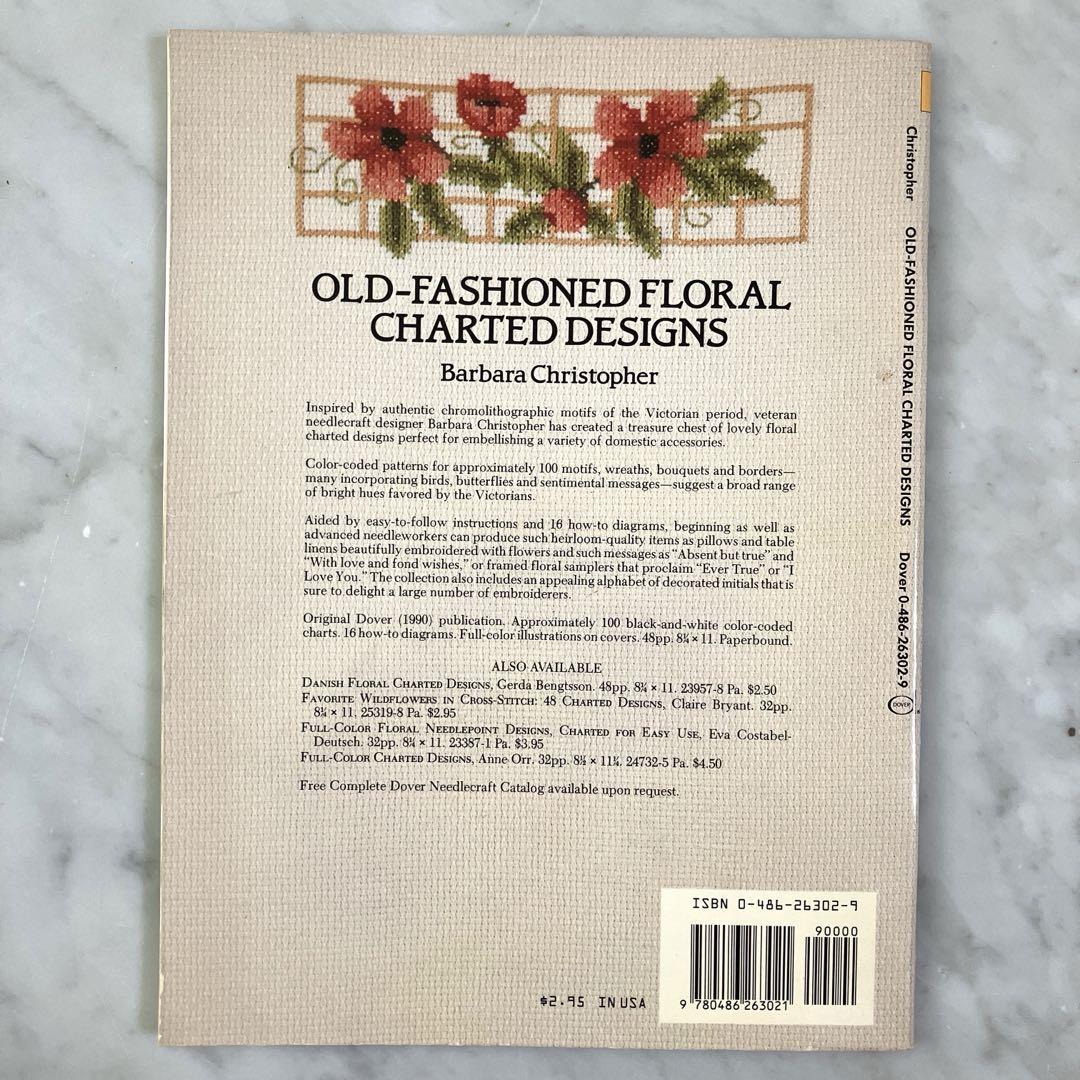 クリスティアーナ ダール ベック クロスステッチ図案集 クロスステッチ 図案集 OLD-FASHIONED FLORAL - メルカリ