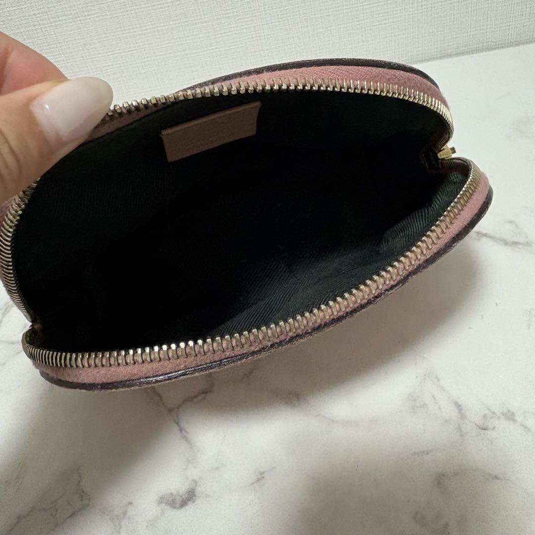 グッチ　GUCCI 化粧ポーチ　GGマーモント　ピンク
