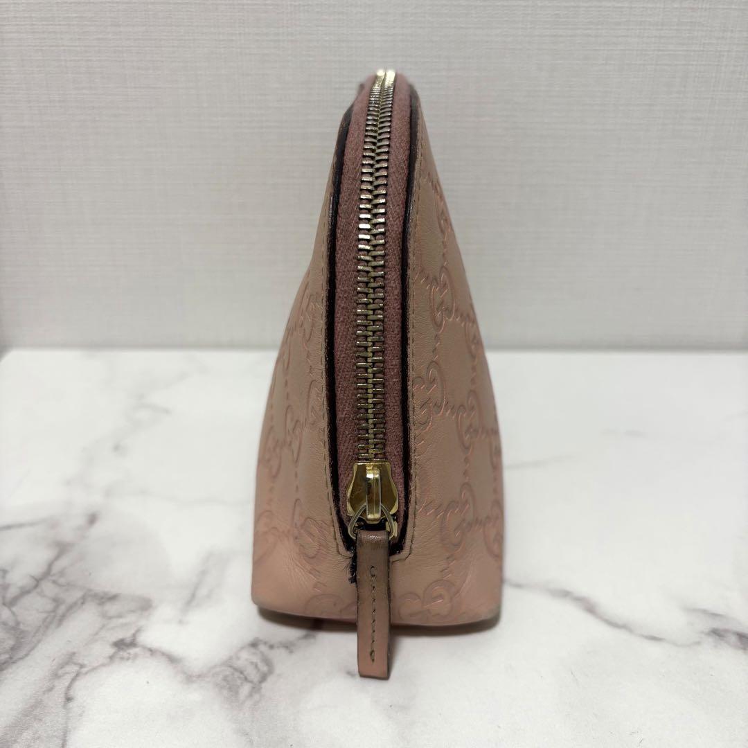 グッチ　GUCCI 化粧ポーチ　GGマーモント　ピンク
