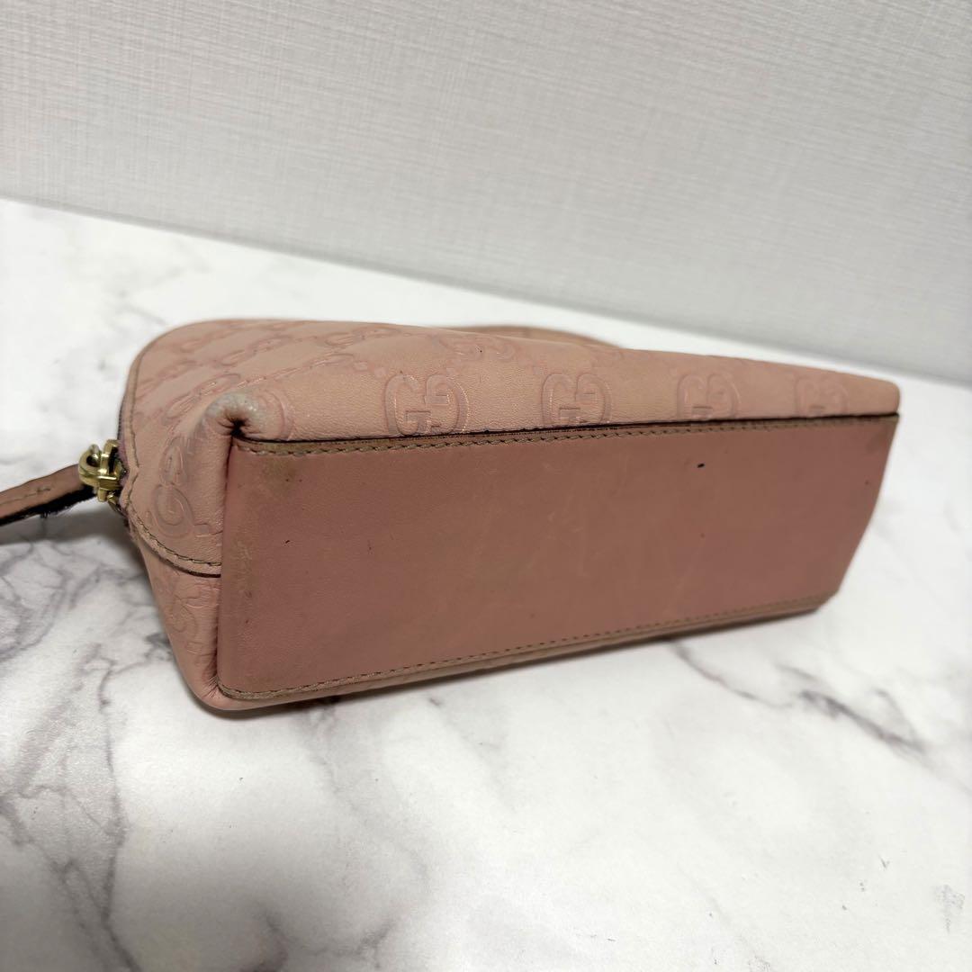 グッチ　GUCCI 化粧ポーチ　GGマーモント　ピンク