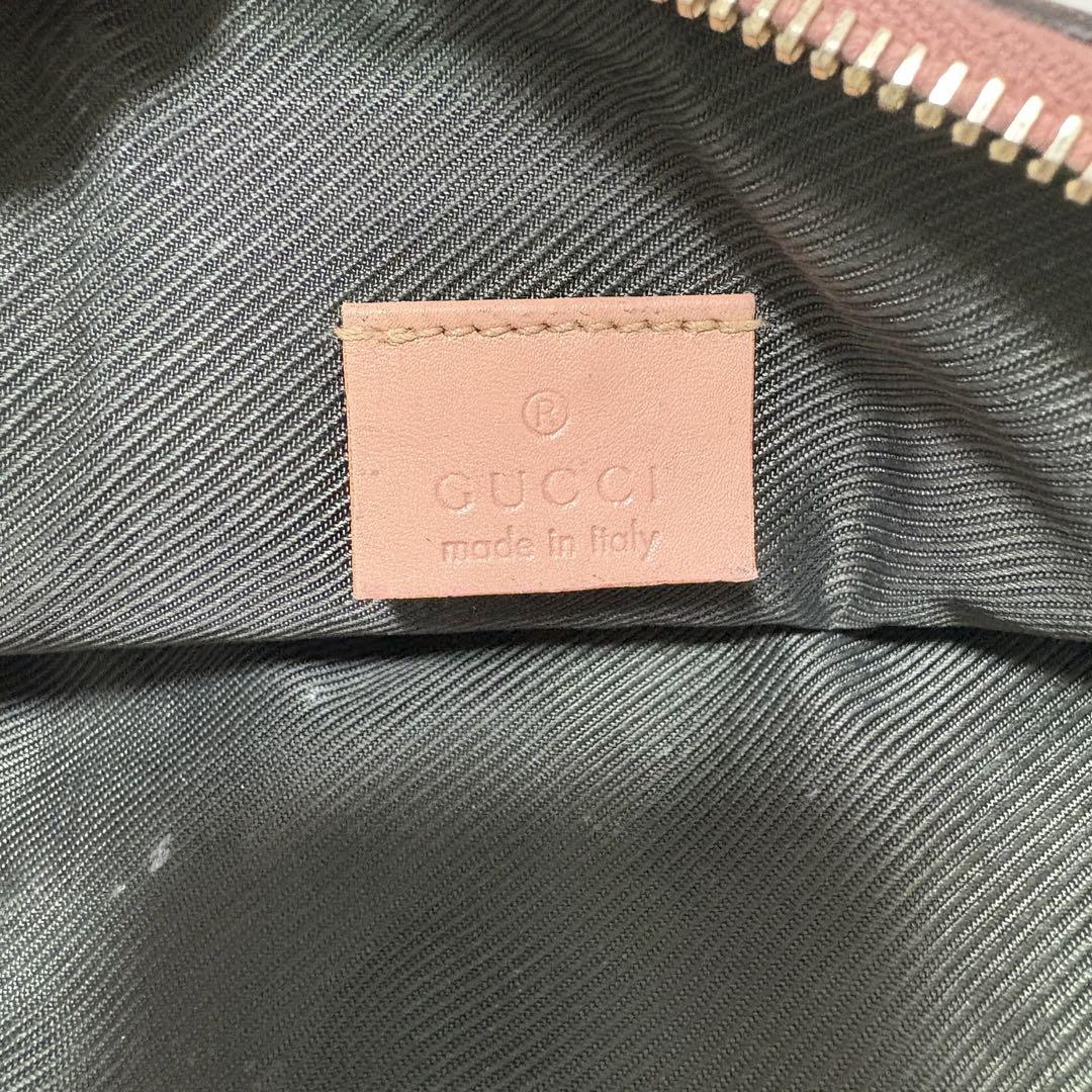 グッチ　GUCCI 化粧ポーチ　GGマーモント　ピンク
