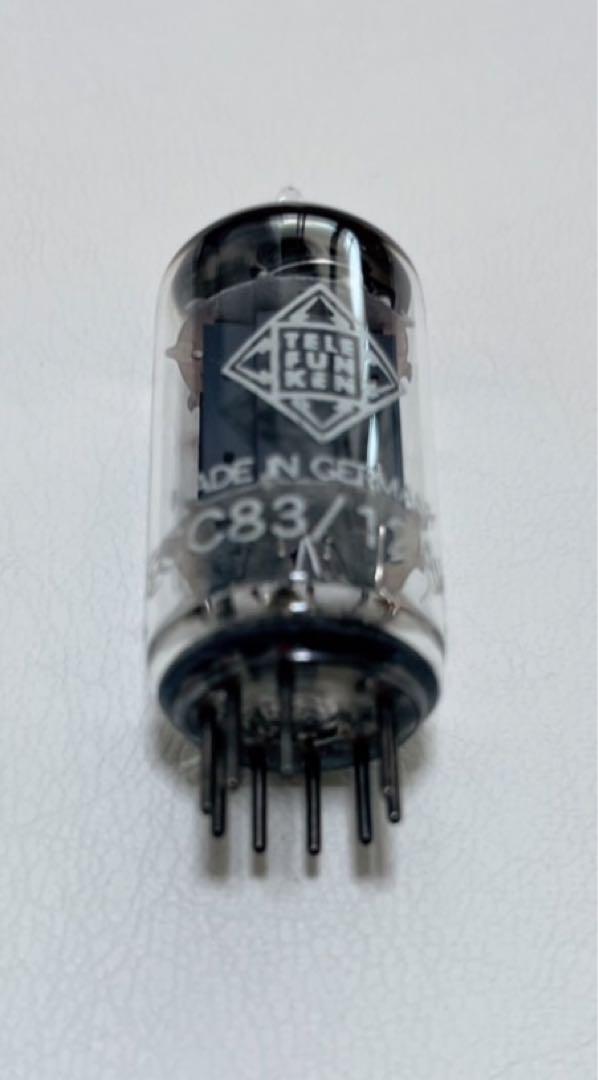 【極美品❣️】Telefunken ECC83 (12AX7) 真空管 2本セット