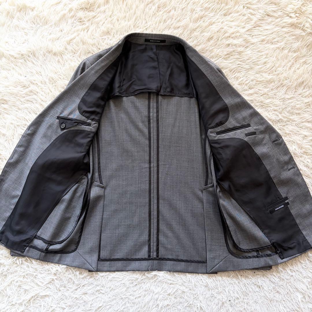 <美品>TAGLIATORE カノニコ生地 ヴェスビオ ウール スーツ 52 <美品>TAGLIATORE カノニコ生地 ヴェスビオ ウール スーツ 52