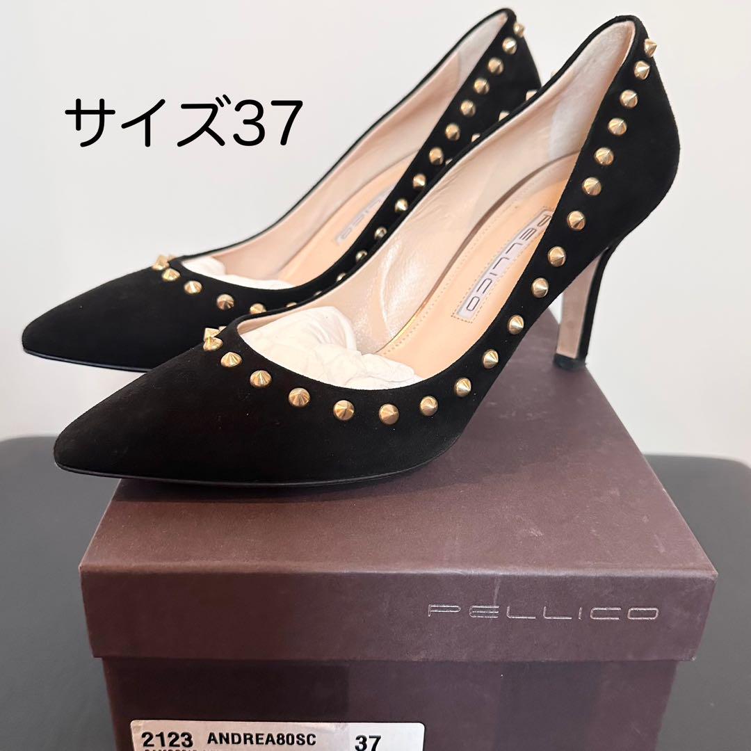 PELLICO ペリーコ スタッズ パンプス 37 - メルカリ