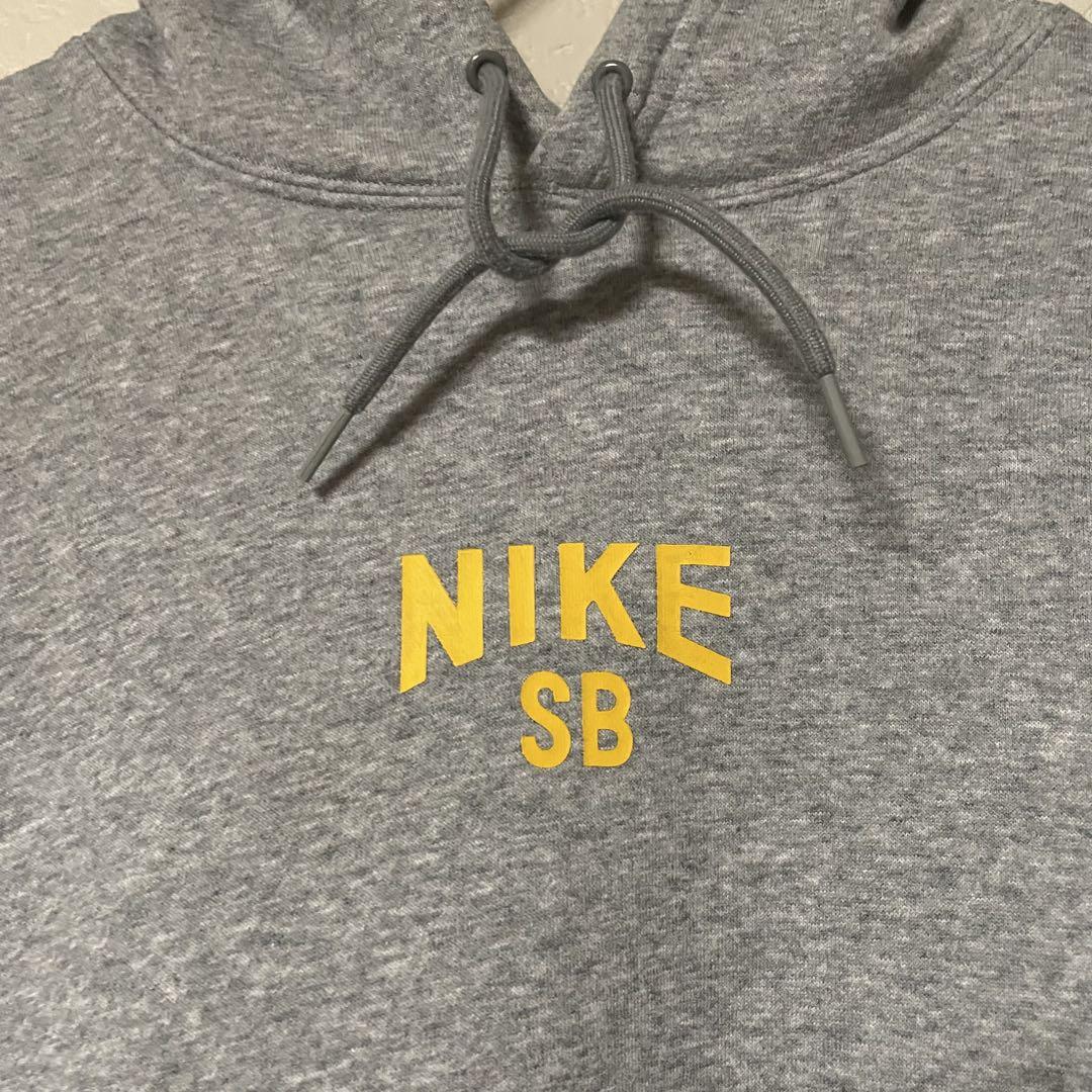 NIKE SB パーカー グレー Lサイズ - メルカリ