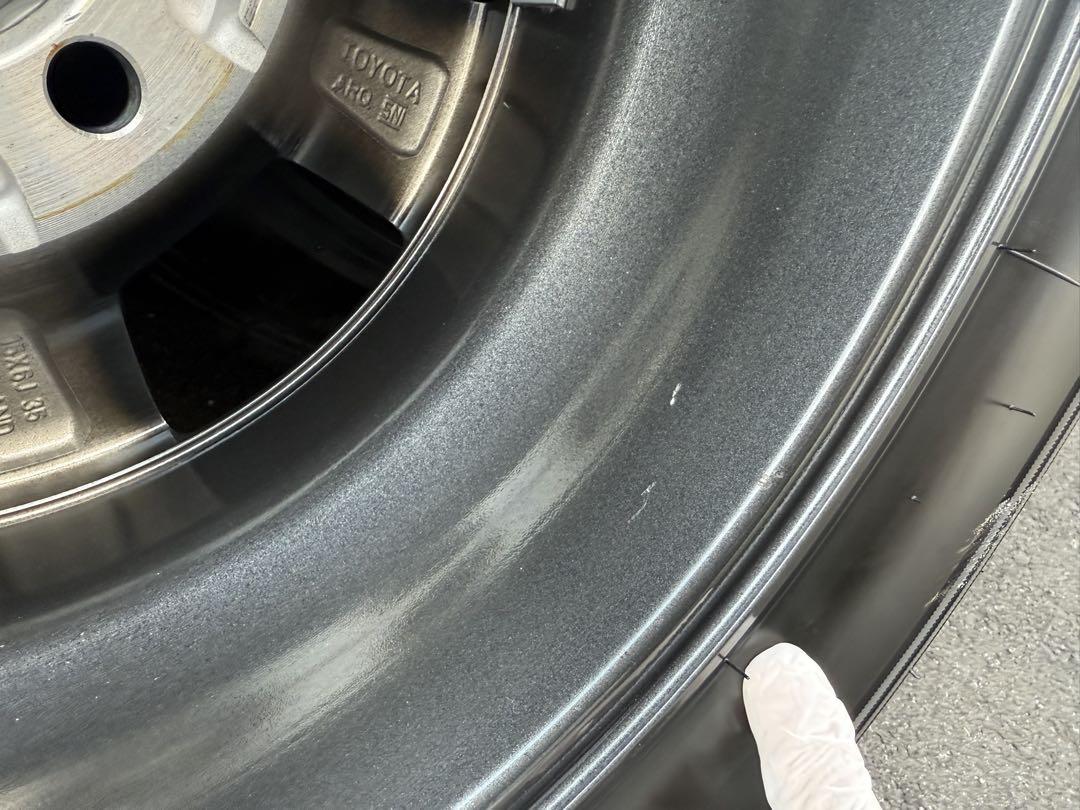 新車外し ハイエース 送料込み 195/80R15 ブリヂストン4本純正アルミ