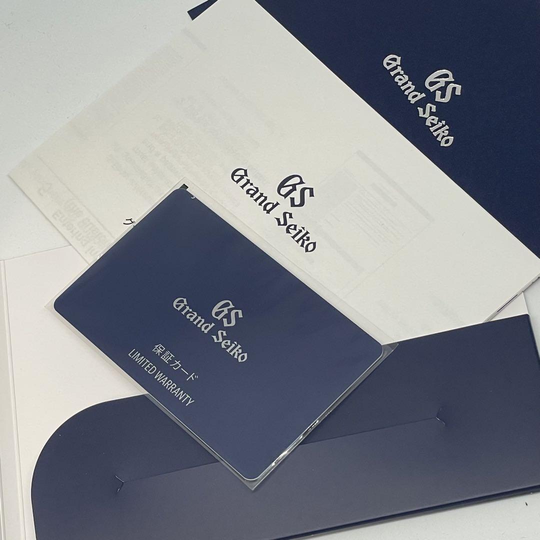 新品同様 現行品 正規品 グランドセイコー 未記入 保証書 Seiko Grand 時計