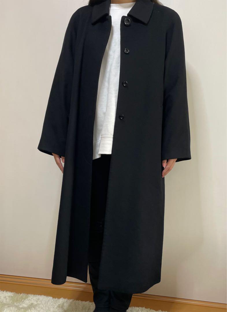 特価低価 ✨美品✨BELTA カシミヤ100% ブラック L相当 FUgeM-m39938146802 BUONO ロングコート 格安得価