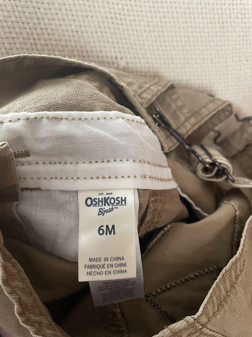 OshKosh　オーバーオール　MADE IN U.S.A　ベージュ OshKosh ベージュオーバーオール - メルカリ