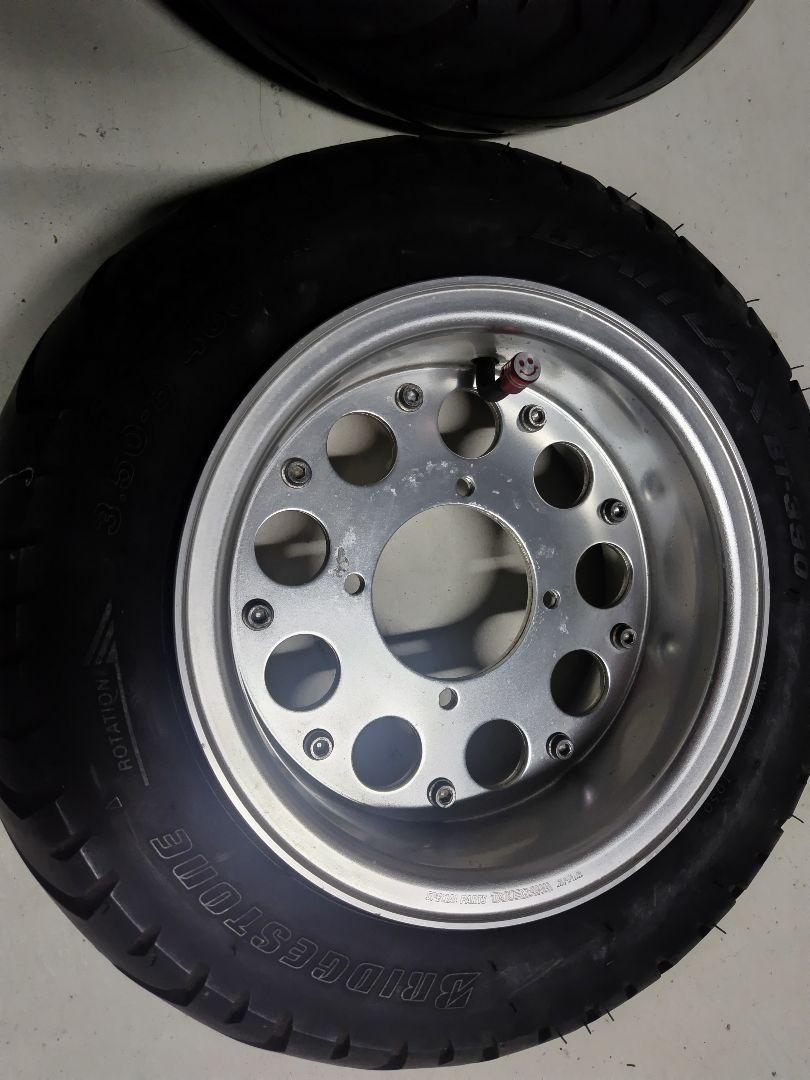 モンキー用8インチタケガワアルミホイール＋タイヤセット