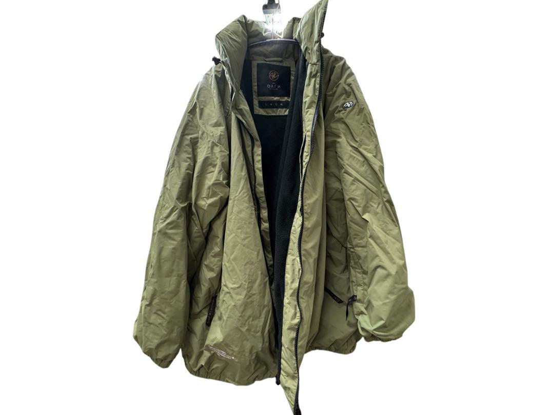 スノボウェア Lサイズ GAFH GAFH】韓国スノボ PIPING HOOD ZIP UP ジャケット (GAFH/メンズ