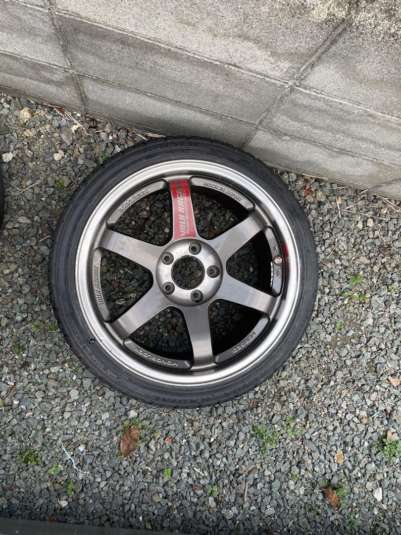 TE37 SL 17インチ　9Jプラス22 2本