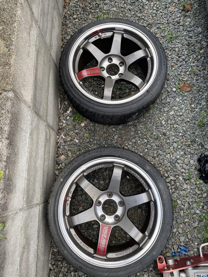 TE37 SL 17インチ　9Jプラス22 2本