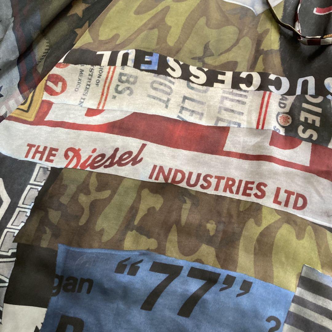 美品☆希少デザイン☆DIESEL ディーゼル　スカート　変形　総柄　膝下隠れます