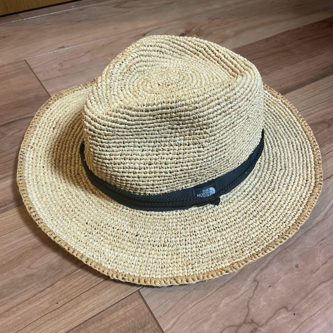 THE NORTH FACE 麦わら帽子 FREE ベージュ