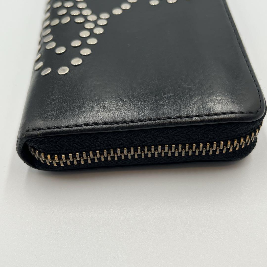 ヴィヴィアンウエストウッド オーブ スタッズ レザー長財布 限定品✨