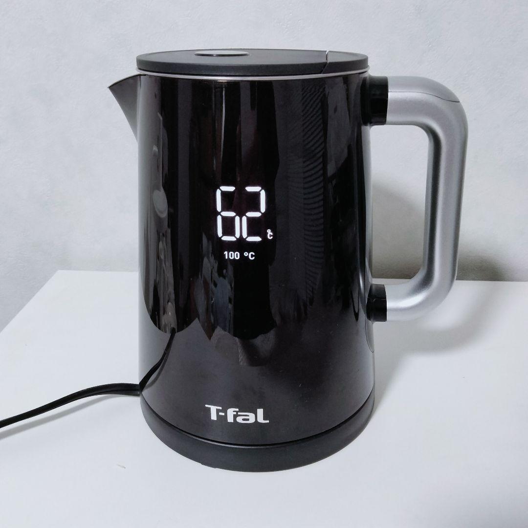 T-faL　ディスプレイコントロール　電気ケットル　ブラック
