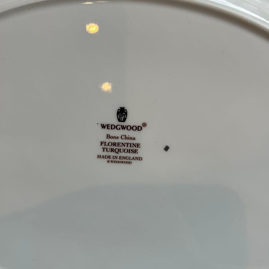 WEDGWOOD FLORENTINE TURQUOISE 2枚セット