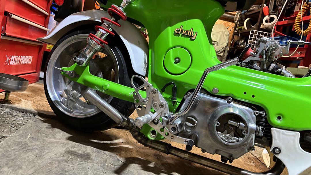 ホンダシャリー ノーチョップ低床カスタム 現状販売 バッテリー切れ - オートバイ車体