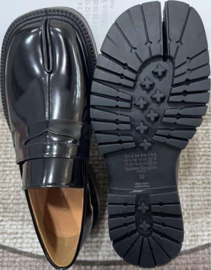 Maison Margiela ローファー タビ レザー シューズ 24.5