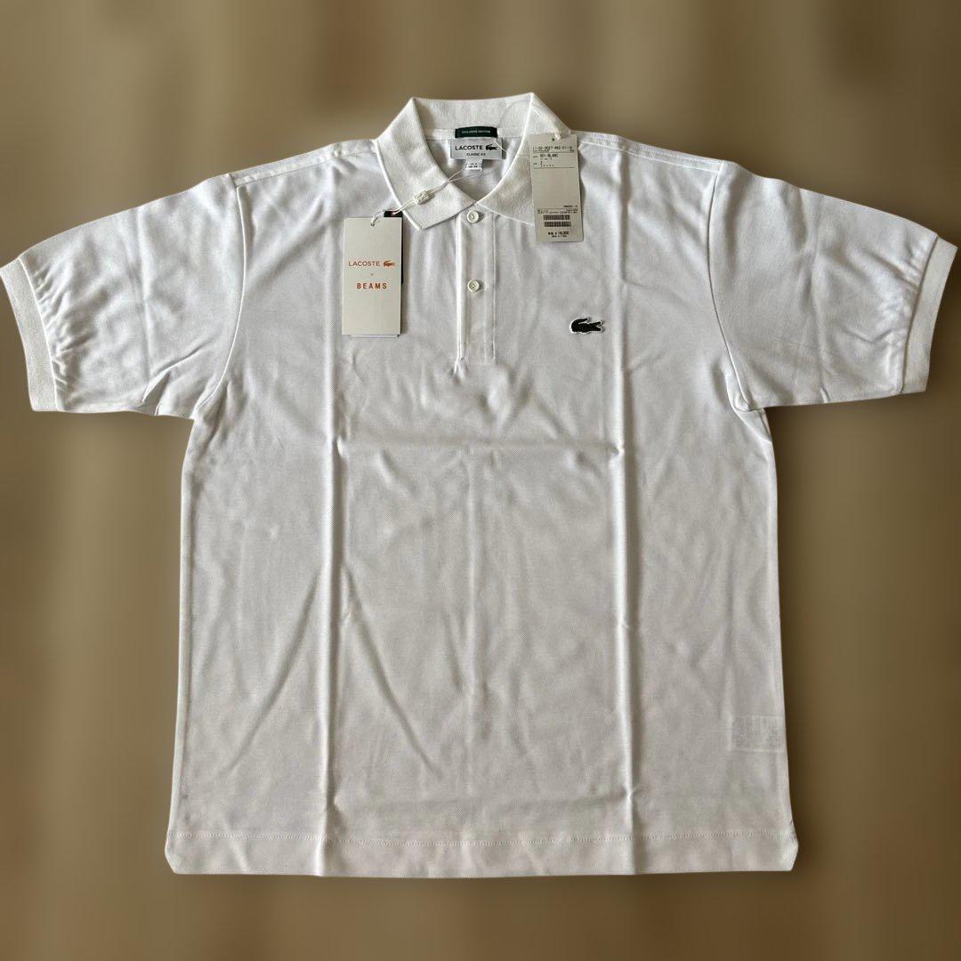 【新品未使用】ビームス別注LACOSTE ポロシャツ サイズ２