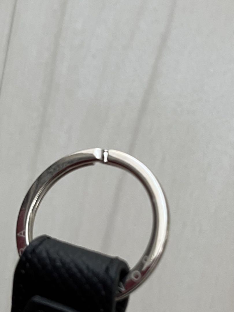 【ケリー 】VONAVENTURA キーホルダー 黒シルバー金具★お値下げ